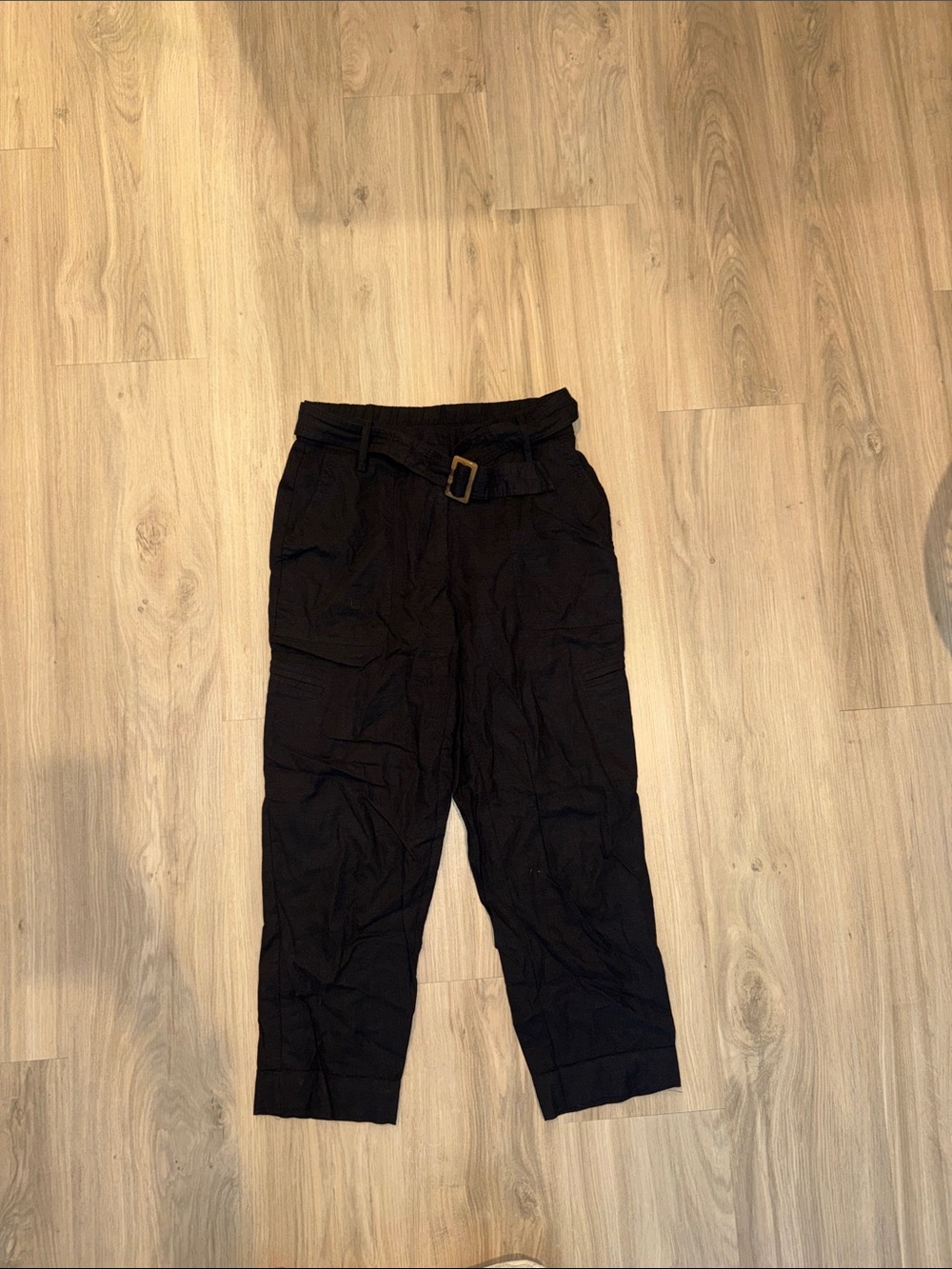 Rachel Zoe Belted Linen Pants Size 6